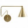 Wall Lamp Brass Game Large pivot arm House Doctor