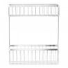 Shelf Basket Double Bath Stainless Steel House Doctor