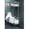 Etagère Double Bath Acier Inoxable pour salle de bain House Doctor