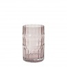 Ondin Vase Pink Glass Small H 18 x Diam 11,5 cm Eno