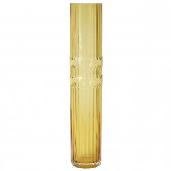 Ondin Vase Amber Glass Large H 50 x Diam 10 cm Eno