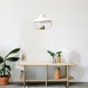 Lampe Suspension Favourite Things Blanche Diam 43 cm Eno