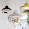 Lampe Suspension Favourite Things Blanche Diam 43 cm Eno