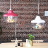 Lampe Suspension Favourite Things Blanche Diam 43 cm Eno