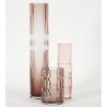 Vase Ondin en Verre Rose Small H18 x Diam 11,5 cm Eno