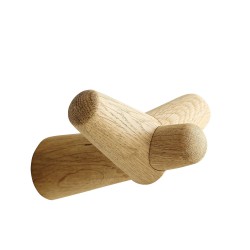 Tail Wing Hook Small Natural Oak Woud