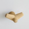 Tail Wing Hook Small Natural Oak Woud