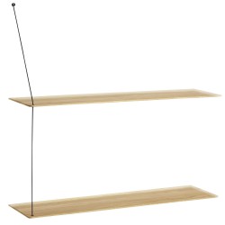 Stedge Shelf Oak 80 x 22 cm Woud