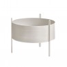 Pidestall Flowerpot Medium Grey Diam 40 x H 35 cm Woud