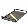 Plateau Grint Piece Messing Bois et Metal 40 x 24 cm Serax