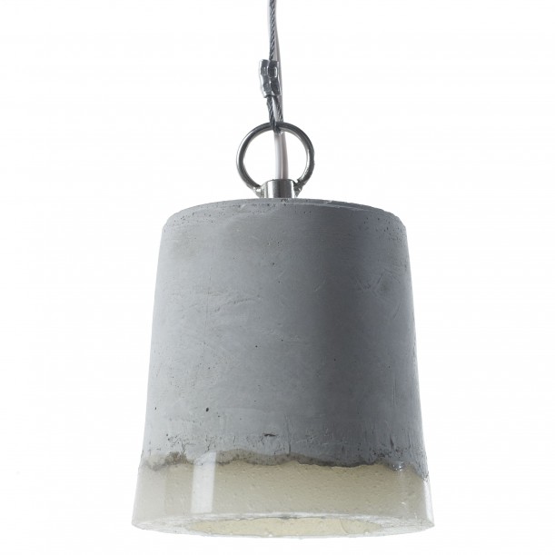 Lampe Suspension Concrete Béton et Silicone Small Diam 12 cm Serax