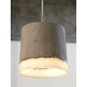 Concrete and Silicone Pendant Large Diam 18 cm Serax