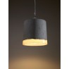 Lampe Suspension Concrete Béton et Silicone Large Diam 18 cm Serax