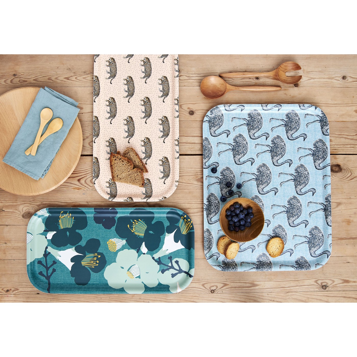 Tray Pantheres Rectangular 43 X 22 Cm Mr Mrs Clynk