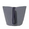 Chambray Basket Striped Blue Medium Diam 35 x H 42 cm Ferm Living