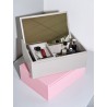 Jewelry Box Beauty Station Mini Balsabox Pink Nomess Copenhagen