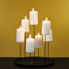 Bougeoir Metal Multi Candle Pin Noir Eno