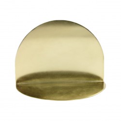 Shelf Archal Half Moon Brass M 28 x 16 cm Eno