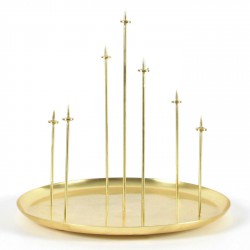 Bougeoir Metal Multi Candle Pin Laiton Eno