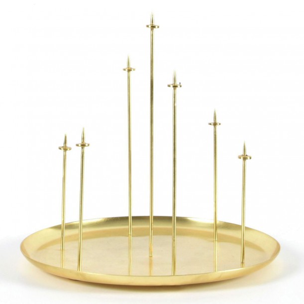 Bougeoir Metal Multi Candle Pin Laiton Eno