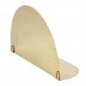 Shelf Archal Half Moon Brass M 28 x 16 cm Eno