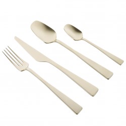 ZEST Champagne cutlery set 4 pieces KnIndustrie