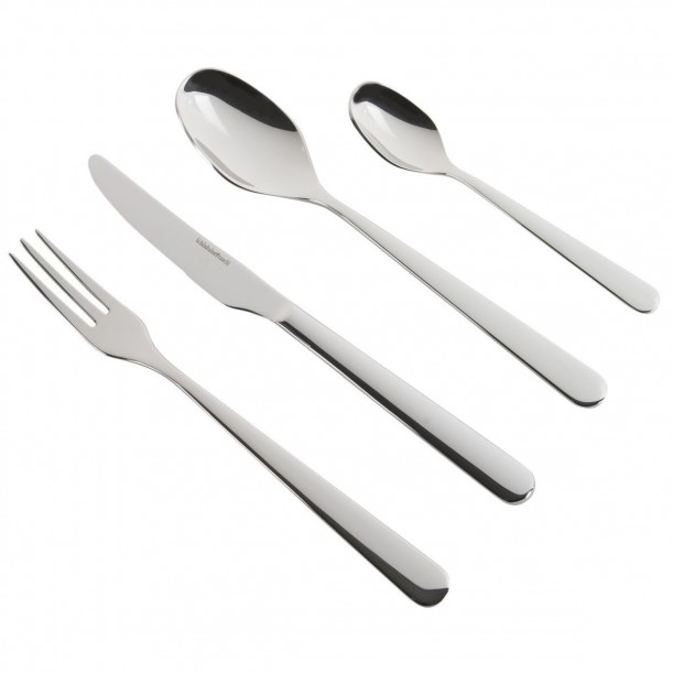 FOO'D Shiny cutlery set 4 pieces KnIndustrie