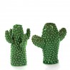 Vase Cactus Mini Porcelaine Verte set de 2 H 12 cm Serax
