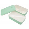 Bento Box Expended Double Peppermint L 110 x w 109 x h 109 mm Takenaka