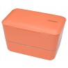 Bento Box Expended Double Coral L 110 x w 109 x h 109 mm Takenaka