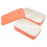 Bento Box Expended Double Coral L 110 x w 109 x h 109 mm Takenaka