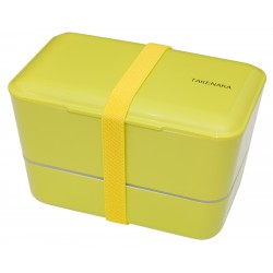 Bento Box Expended Double Green L 110 x w 109 x h 109 mm Takenaka