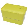Bento Box Expended Double Green L 110 x w 109 x h 109 mm Takenaka