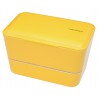 Bento Box Expended Double Jaune L 110 x l 109 x h 109 mm Takenaka