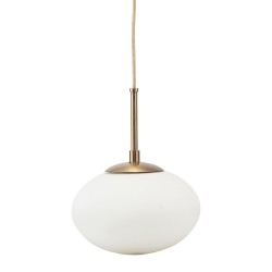 Lampe Suspension Opal Blanche Small Diam 22 cm House Doctor