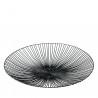 Basket EDO Black Diam 50 x H 7 cm Serax