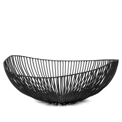 Basket MEO Black Diam 37 x 33 x H 14 cm Serax