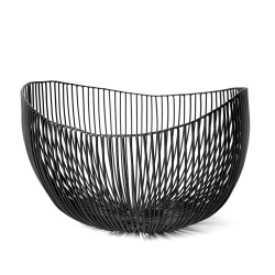 Basket PROFOND Black Diam 31 x 29 x H 21 cm Serax