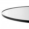Circum Mirror Clear and Black Frame Medium Diam 90 cm AYTM