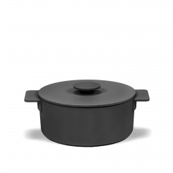 Casserole Surface Cast Iron Black D20 cm 2 L All fires Serax