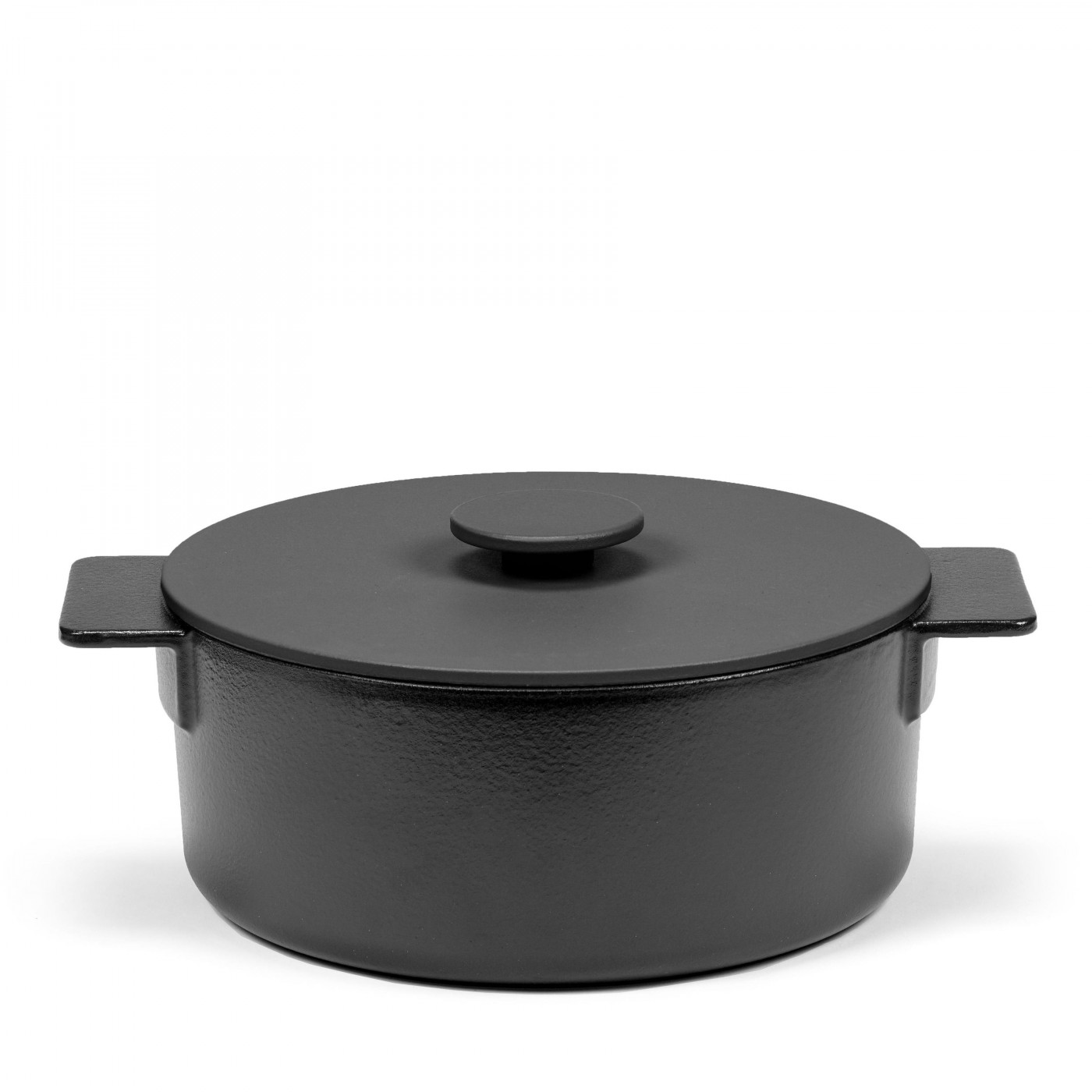 Cocotte Surface Fonte Noire D23 cm 3 L Tous Feux Serax