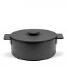 Casserole Surface Cast Iron Black D23 cm 3 L All fires Serax