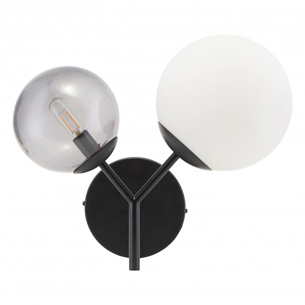 Applique Noire Opal Twice Blanche et Grise House Doctor