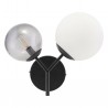 Opal Black Twice White and Grey Wall Lamp House Doctor