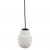 Lampe Suspension Acorn Small Noir et Blanc Diam 13 cm House Doctor