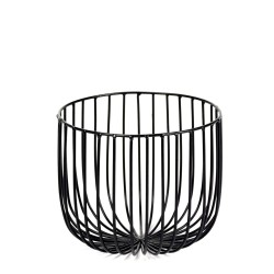 Basket CATU Black Small Diam 18 x H 15 cm Serax