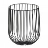 Basket CATU Black Large Diam 20 x H 25 cm Serax