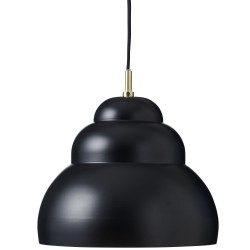 Bubble Pendant Matt Black Large Diam 25 cm Superliving