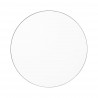 Miroir Mural Circum Clear et Bord Gris Taupe Small Rond Diam 70 cm AYTM