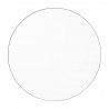 Miroir Mural Circum Clear et Bord Gris Taupe Medium Rond Diam 90 cm AYTM